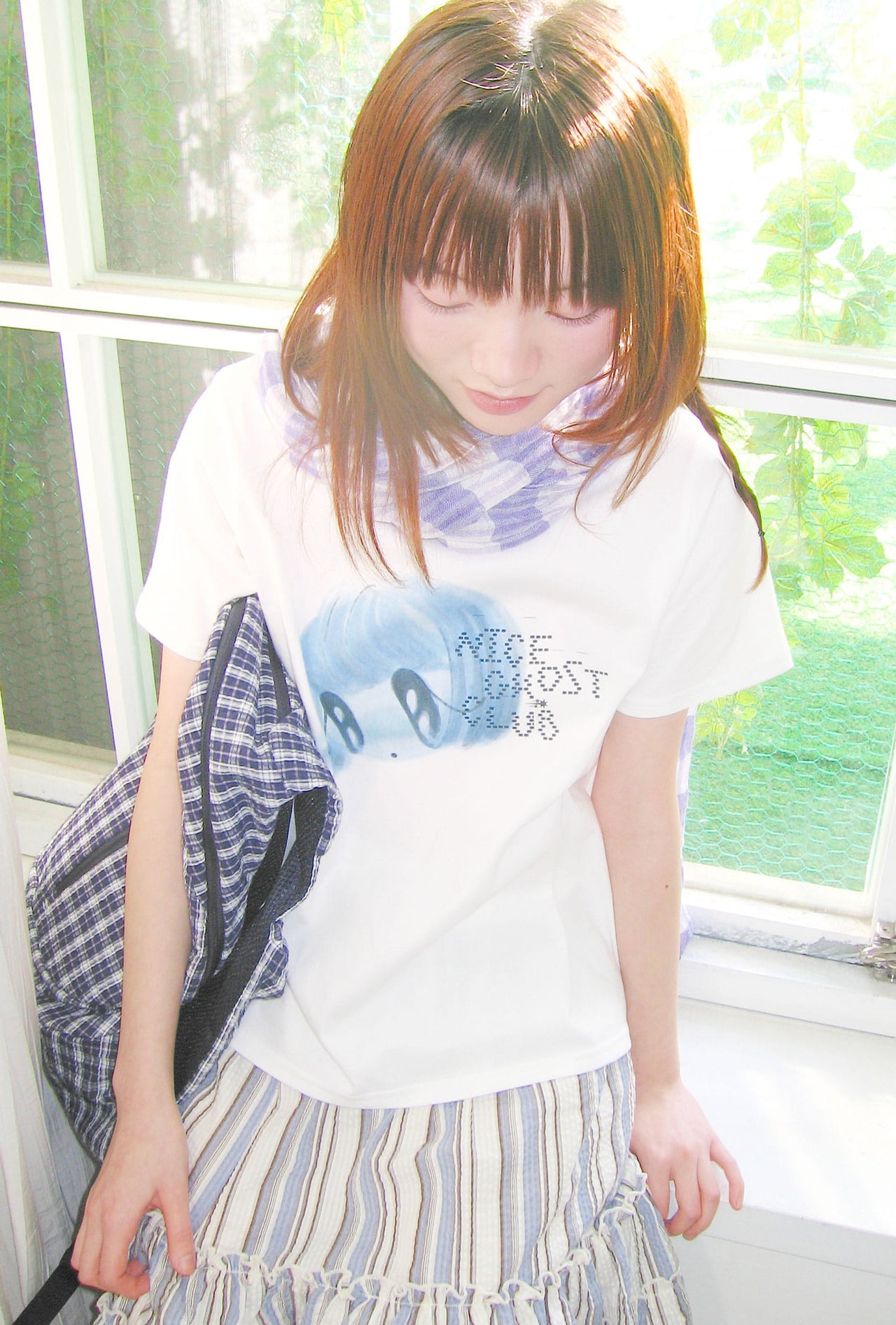NICEGHOSTCLUB - BIG EYES DOLL TEE [白色]  T-N1022