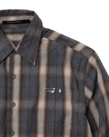 E’TREALOUEST - Heritage Flannel Long Shirt T-E1055