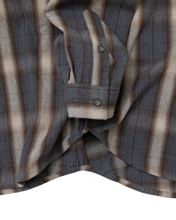 E’TREALOUEST - Heritage Flannel Long Shirt T-E1055
