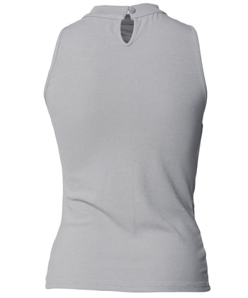 FLARE UP - Draped Sleeveless Top 垂褶無袖上衣 T-F1097 (灰色)