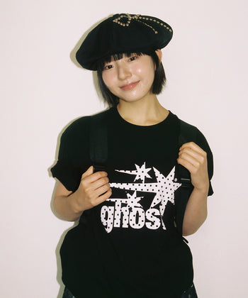 NICEGHOSTCLUB -  dot symbol tee [黑色] T-N1056