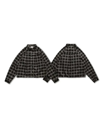 《NEVERLAND 》Double Pleats Shirt 胸前雙褶襯衫 T-N1076