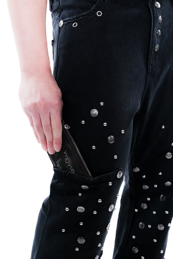 【GUBAN】Jobdatasheet Heavily Studded Jeans D35