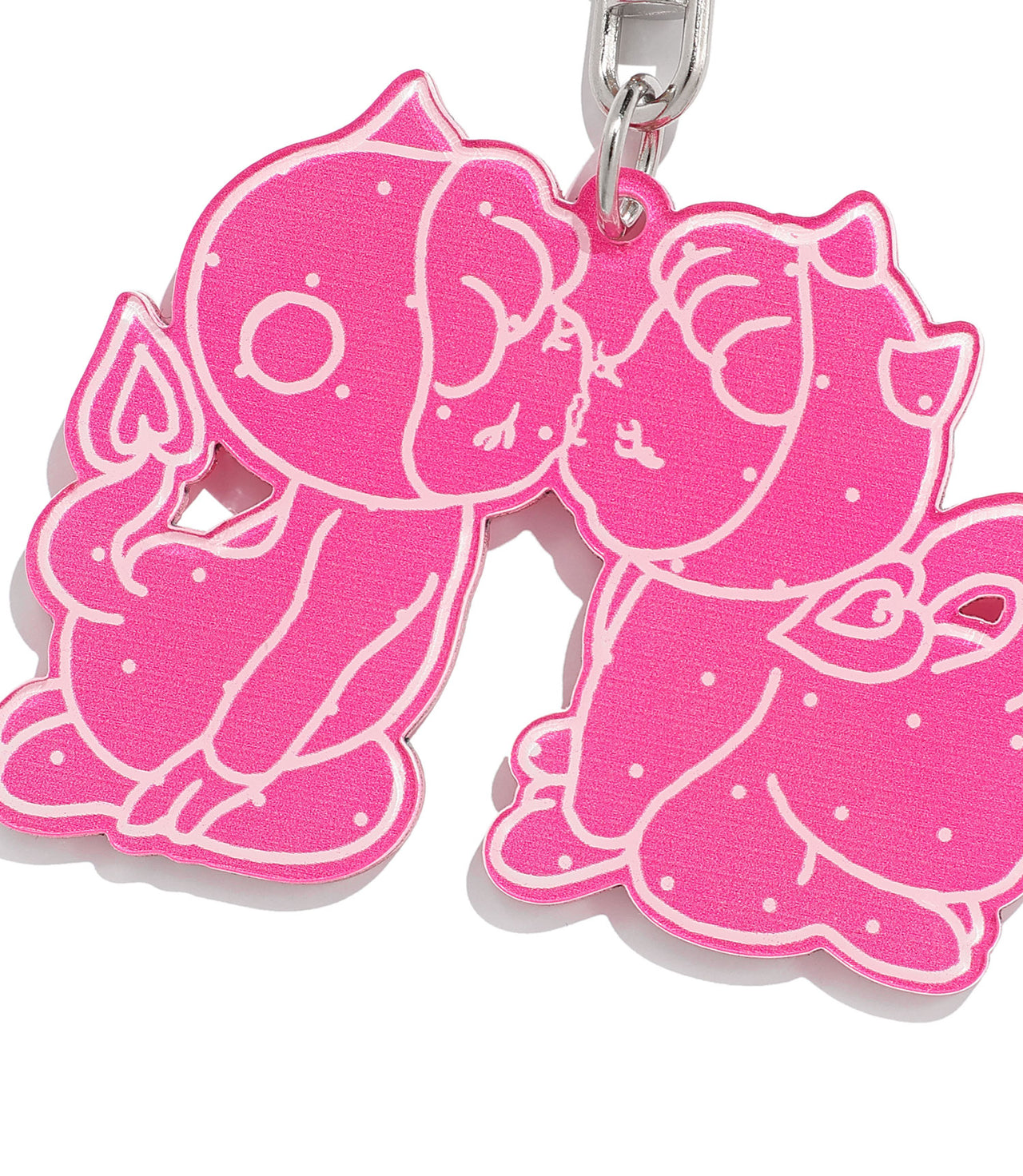 NICEGHOSTCLUB -DEVIL GIRL ACRYLIC KEYCHAIN 惡魔少女亞克力鑰匙[粉紅色] AC-N180