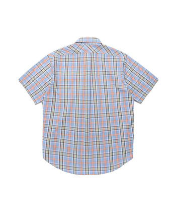 NICEGHOSTCLUB angel check big big half shirt 天使格紋大半身襯衫 (藍色) T-N214