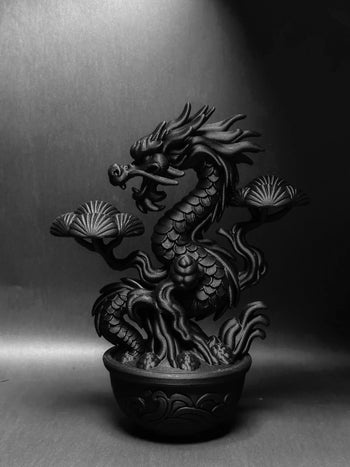 朽根造 - AC-K161 黑·盆系列｜龍·延