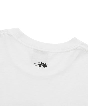 NICEGHOSTCLUB - TORNADO LOGO  PIGMENT TEE [白色] T-N1020