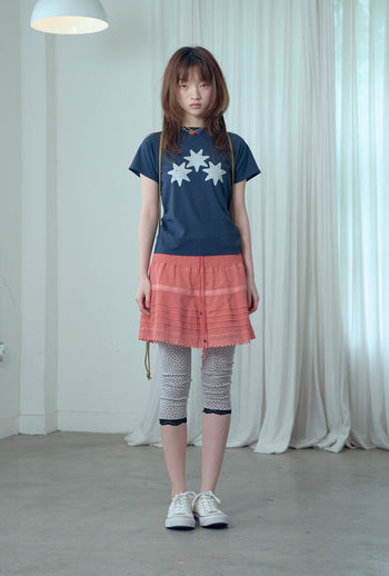 NICEGHOSTCLUB - religious symbol mini tee [藏青] T-N1033