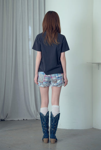 NICEGHOSTCLUB - BIG EYES DOLL TEE [炭灰]  T-N1022