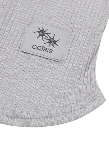 COIRIS - ROXI EYELET CORSET HALF T (灰色）T-C1042