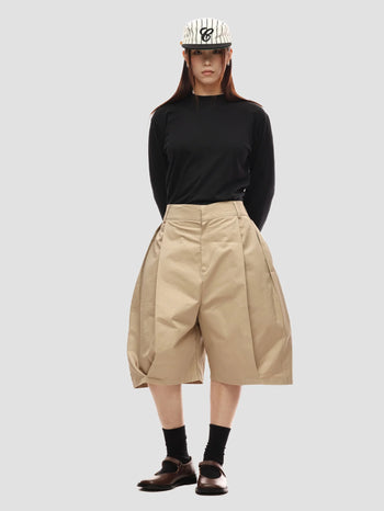 6CRAYON 2.0 – Double Pleated & Loose Fit with Coating (卡其色) P-C161