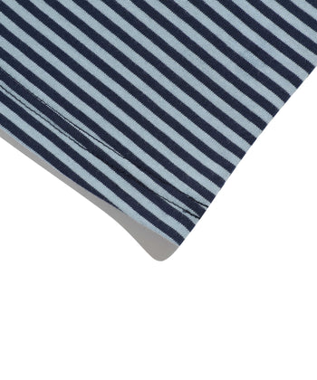 NICEGHOSTCLUB - STRIPE RUSH 3STAR RINGER CROP TEE 條紋短版T恤 [海軍藍] T-N226
