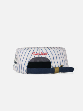 GOERS - AC-S156 白色和深藍色條紋的 Love Painters 帽子