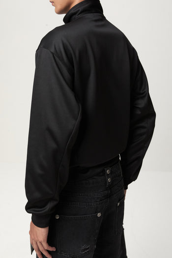 JOBDATASHEET - Basic Slim-Fit Stand-Collar Jacket with Leather Patch D58