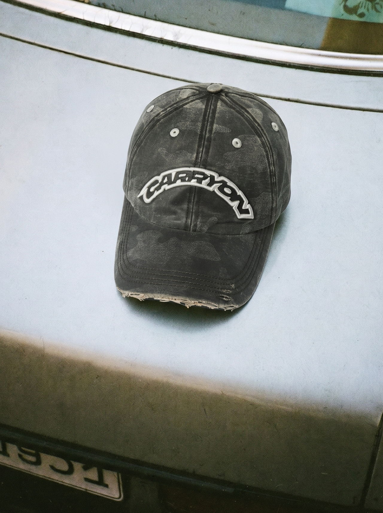 CARRYON - 26SS Pre-Release Vintage Logo Cap 水洗破壞老帽 AC-C66