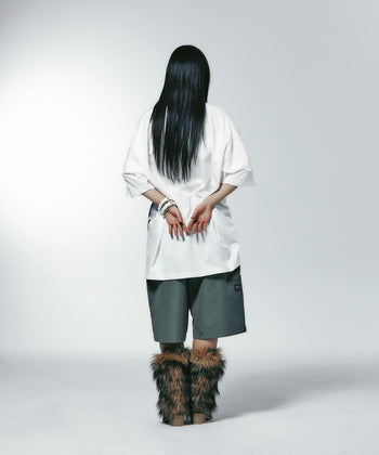 Niceghostclub - x soulpusssy cat ghostsoulgirl gyaru big big tee(白色）T-N198