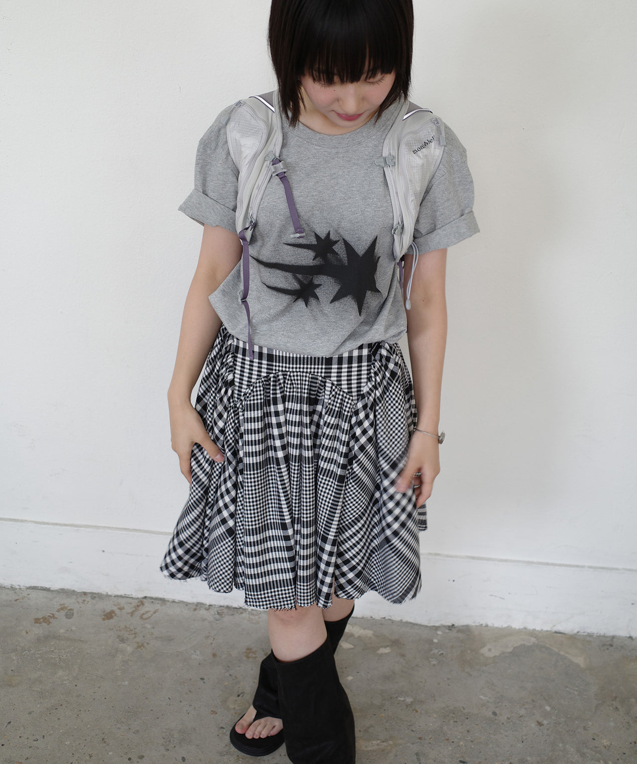 Niceghostclub -  MOVING SYMBOL TEE 動態符號T恤 [灰色]  T-N199