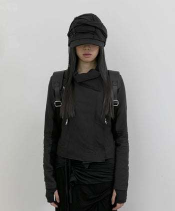 FLARE UP - Soi Draped Cap 垂褶帽 AC-F206 (黑色)