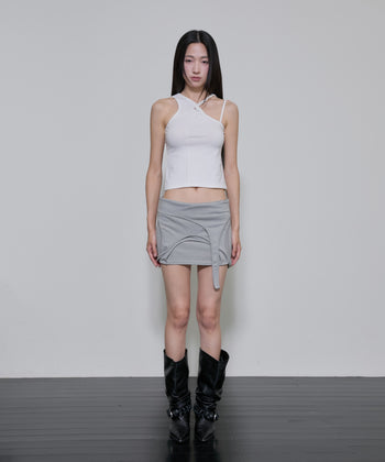 FLARE UP - 4-Layered Skirt 特殊四層裙 P-F209 (灰色)