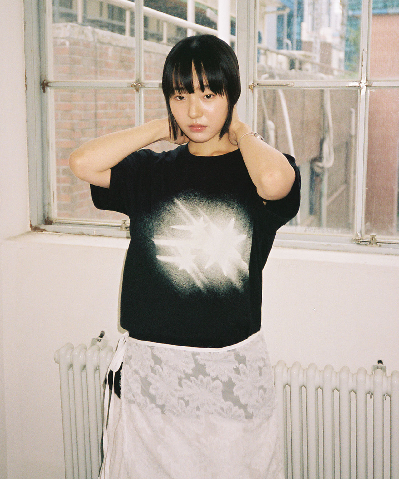 Niceghostclub - MOVING SYMBOL TEE 動態符號T恤 [黑色]  T-N199