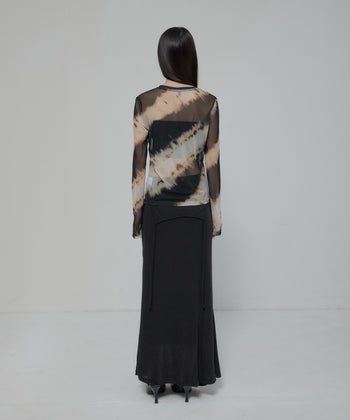 FLARE UP - Sheer Mesh Long Sleeve 透視網紗長袖 T-F1098