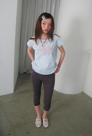 NICEGHOSTCLUB - ghost raw edge tee [藍色] T-N1037