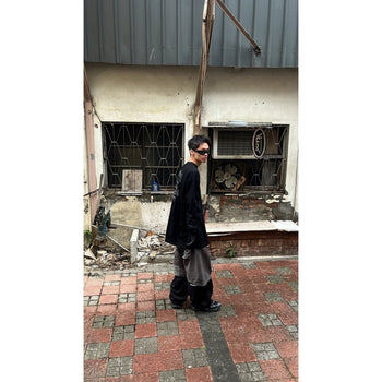 “ 𝗚𝘂𝗯𝗮𝗻 MADE " 龍年限定 龍騰印花 插畫 火焰 寬鬆 重磅 圓領 長袖