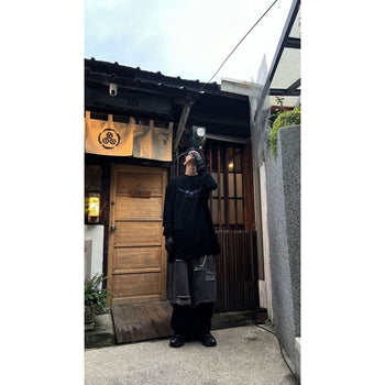 “ 𝗚𝘂𝗯𝗮𝗻 MADE " 龍年限定 龍騰印花 插畫 火焰 寬鬆 重磅 圓領 長袖