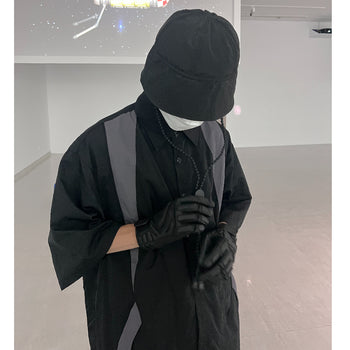 WBI 23SS  𝚔𝚗𝚒𝚏𝚎 𝚌𝚞𝚝 𝙼𝙰𝙳𝙴 𝚃𝚊𝚒𝚠𝚊𝚗刀割拼接軟殼襯衫 膠囊系列「時空者」最強補貨