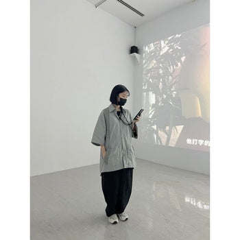 WBI 23SS  𝚔𝚗𝚒𝚏𝚎 𝚌𝚞𝚝 𝙼𝙰𝙳𝙴 𝚃𝚊𝚒𝚠𝚊𝚗刀割拼接軟殼襯衫 膠囊系列「時空者」最強補貨