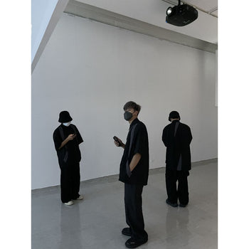 WBI 23SS  𝚔𝚗𝚒𝚏𝚎 𝚌𝚞𝚝 𝙼𝙰𝙳𝙴 𝚃𝚊𝚒𝚠𝚊𝚗刀割拼接軟殼襯衫 膠囊系列「時空者」最強補貨