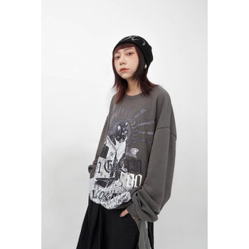 “MADE 𝗚𝘂𝗯𝗮𝗻 " 針織 韓國  膠片 迷因 復古 貓咪 90's 大學T