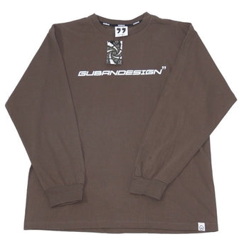 “MADE 𝗚𝘂𝗯𝗮𝗻" 𝗴𝘂𝗯𝗮𝗻𝗱𝗲𝘀𝗶𝗴𝗻 螺紋 重磅 𝗟𝗢𝗚𝗢 寬鬆 長袖 硬挺 衛衣