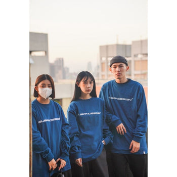 “MADE 𝗚𝘂𝗯𝗮𝗻" 𝗴𝘂𝗯𝗮𝗻𝗱𝗲𝘀𝗶𝗴𝗻 螺紋 重磅 𝗟𝗢𝗚𝗢 寬鬆 長袖 硬挺 衛衣