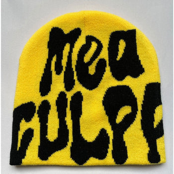 街頭 嘻哈 薄款 捲邊 時尚 字母 針織帽