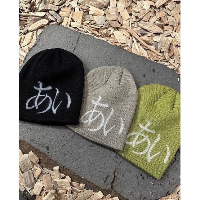 【GUBAN】AC-8054 "HOLY IN CODE" 歌德字 印花 毛線帽 毛帽