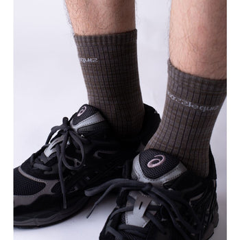 nozzle quiz® - Essential 2023AW 素色 中筒 休閒襪