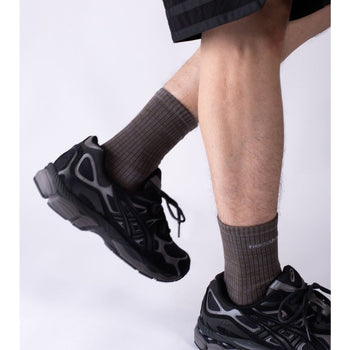 nozzle quiz® - Essential 2023AW 素色 中筒 休閒襪