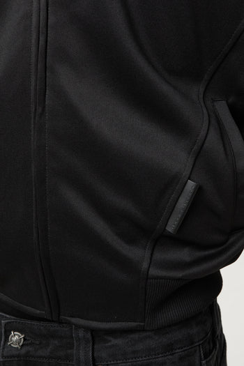 JOBDATASHEET - Basic Slim-Fit Stand-Collar Jacket with Leather Patch D58
