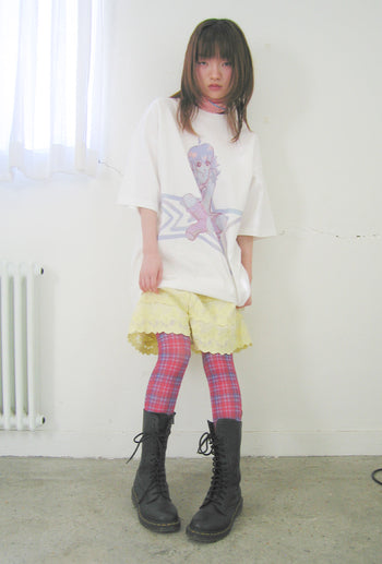 NICEGHOSTCLUB - star girl big big tee [白色] T-N1036