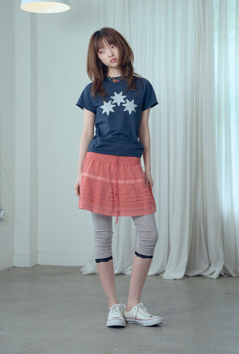 NICEGHOSTCLUB - religious symbol mini tee [藏青] T-N1033