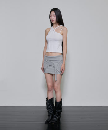 FLARE UP - 4-Layered Skirt 特殊四層裙 P-F209 (灰色)
