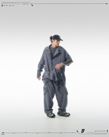 OCTO GAMBOL® - Detachable Sleeves Blazer