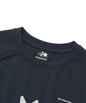 NICEGHOSTCLUB - religious symbol mini tee [藏青] T-N1033