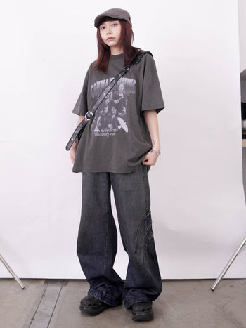 “MADE 𝗚𝘂𝗯𝗮𝗻 " Vintage 嗆紅辣椒 樂團 拍打仔 RHCP 水洗 短T