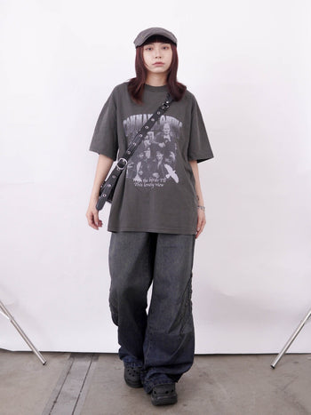 “MADE 𝗚𝘂𝗯𝗮𝗻 " Vintage 嗆紅辣椒 樂團 拍打仔 RHCP 水洗 短T