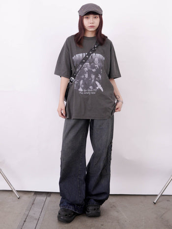 “MADE 𝗚𝘂𝗯𝗮𝗻 " Vintage 嗆紅辣椒 樂團 拍打仔 RHCP 水洗 短T