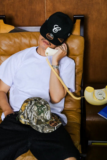 6cRAyon × New Era × ZIPPER 聯名款 Retro Crown 9FIFTY CAP (Black) AC-C227