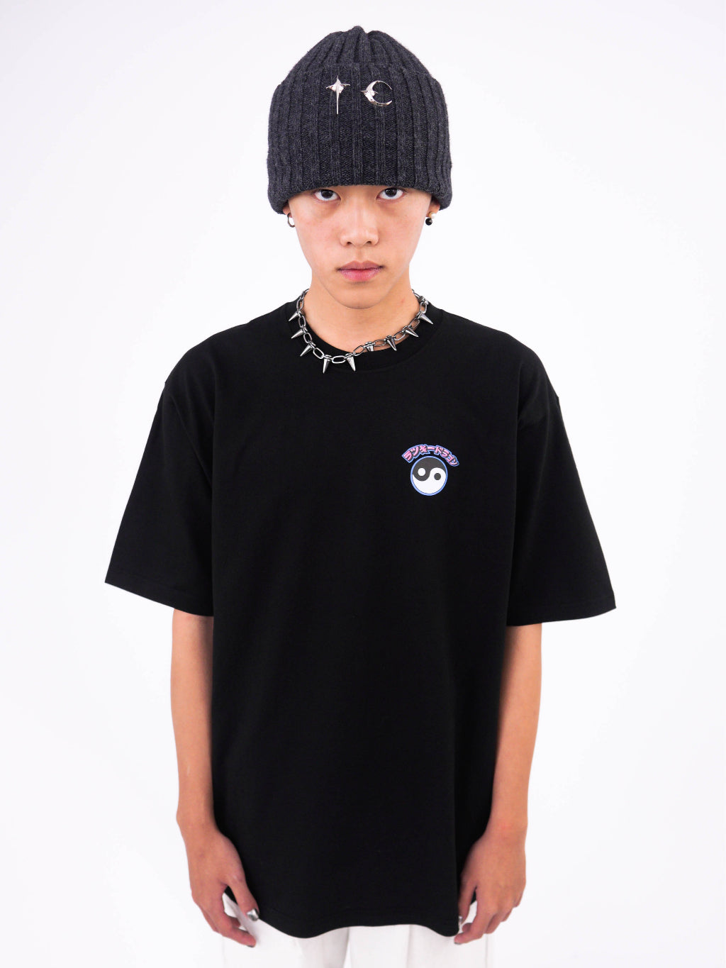 【GUBAN】5th 插畫比賽 龍 原創設計 重磅 寬鬆 短袖 - 太極龍