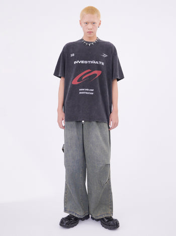 WBI 24SS SM-01 Underground Street Symbol Washed Short 短袖